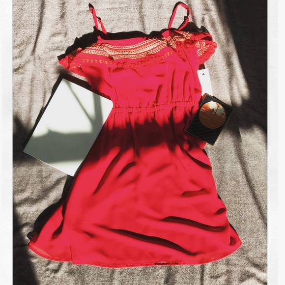 Price Drop❗️UnderSkies NWT spaghetti boho dress - Picture 3 of 8